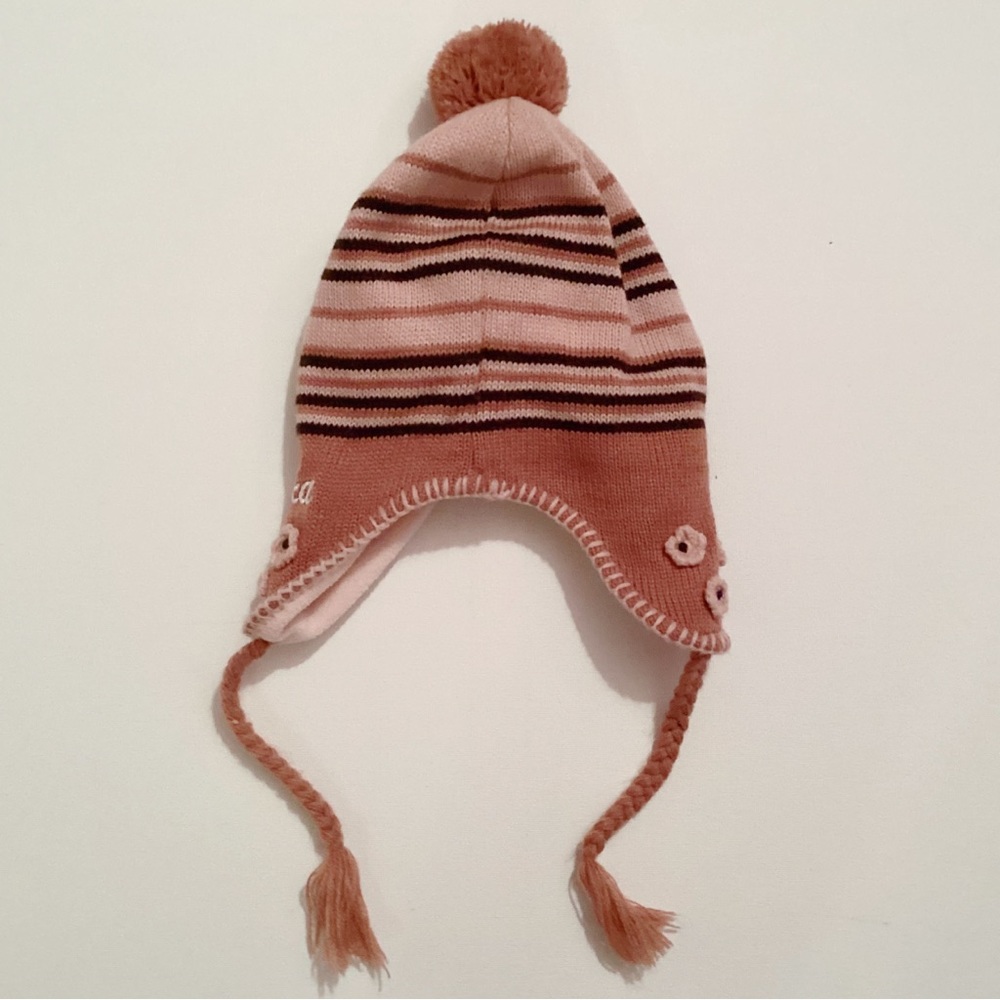 4/$15 🌻 Dust Pink Knit Kids Alaska Hat